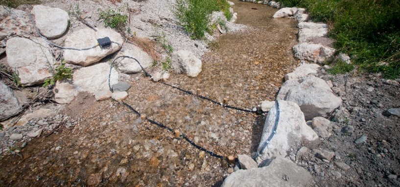 SCIMABIO Interface, continuité écologique, RFID, Guiers mort, antenne