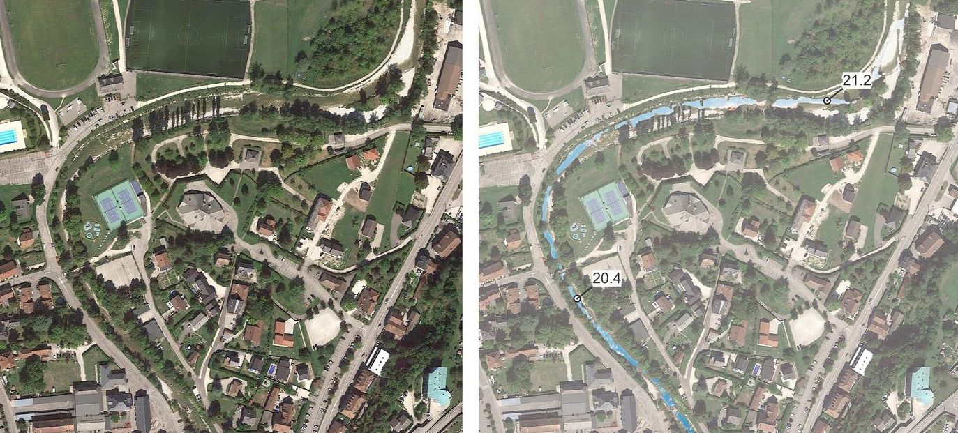 Cartographie thermique et description des conditions d’habitats thermiques sur le Guiers
